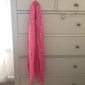 Pink scarf